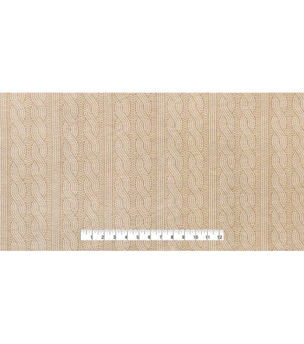 Knit Cream 108 Wide Flannel Fabric - Image 4