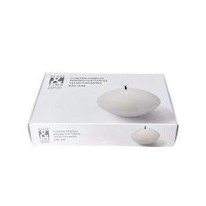 2 White Unscented Floating Tealights 6pk by Place   Time - 1