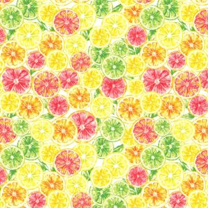 Fabric Traditions Novelty Cotton Fabric Lemon Lime Slices