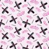 Grease Icons Pop Culture Cotton Fabric
