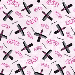 Grease Icons Pop Culture Cotton Fabric
