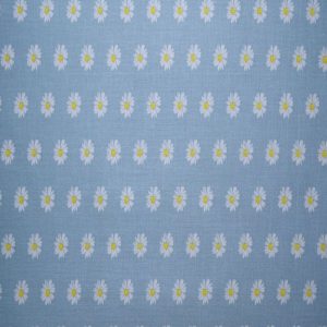 Graphic Daisies on Light Blue Quilt Cotton Fabric by Quilter s Showcase