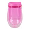 Plastic Wine Tumbler   Hot Pink