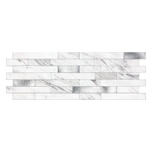 Carrera   Metal Peel   Stick Decorative Tile   White