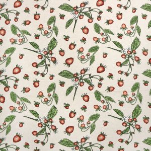 Strawberries Super Snuggle Cotton Fabric