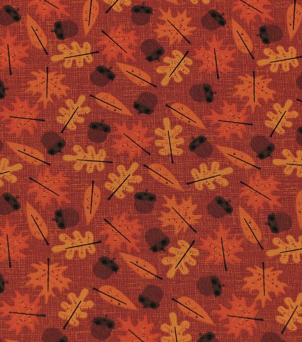 Harvest Leaf Harvest Cotton Fabric - Image 2