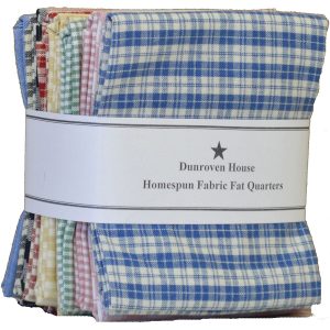 Dunroven Homespun 18  x 21  12pcs Cotton Fabric Quarter Bundle