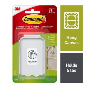 Command Jumbo Canvas Picture Hanger