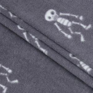 POP! Halloween Skeletons Lightweight Fleece Fabric