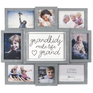 Malden 19 x 17 Grandkids Make Life 8 Photo Collage Frame