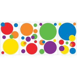 RoomMates Wall Decals Primary Just Dots