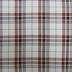White Plaid Super Snuggle Flannel Fabric