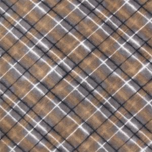 Sketch Plaid Anti Pill Fleece Fabric