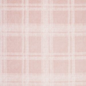 Pink Plaid Luxe Fleece Fabric
