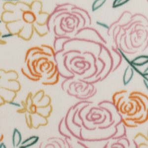 Floral Blizzard Fleece Fabric