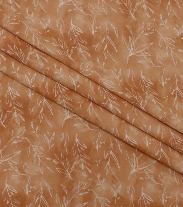 Leaves Super Snuggle Flannel Fabric - Image 2