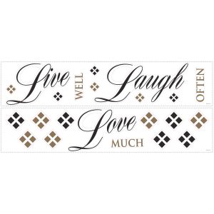 RoomMates Wall Decals Live Laugh Love