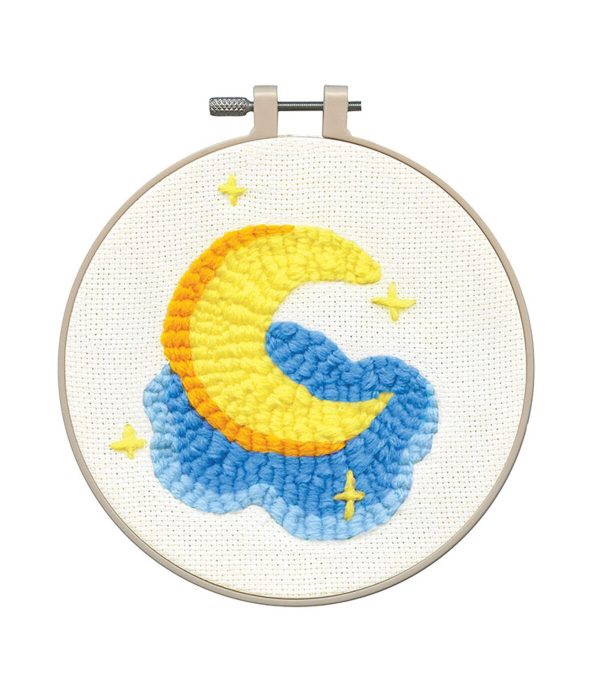 Design Works 6 Moon   Stars Punch Needle Kit