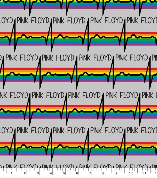 Pink Floyd Rainbow Arch Cotton Fabric - Image 2