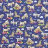 Happy Goat Yoga Novelty Cotton Fabric