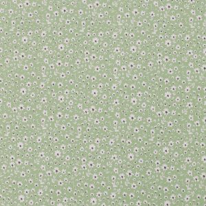 Floral on Sage Quilt Cotton Fabric by Keepsake Calico
