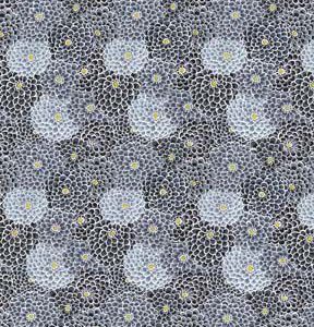 Fabric Traditions Black Dahlias Cotton Fabric by Keepsake Calico