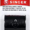 SINGER Button   Carpet Thread 50 Yds