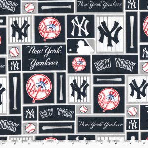 Fabric Traditions New York Yankees Cotton Fabric Patch
