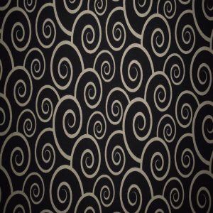 Neutral Swirls on Black Quilt Cotton Fabric by Quilter s Showcase