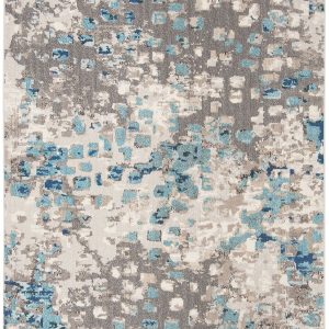 Safavieh Madison 425 Grey / Blue 3  X 5  Sm. Rectangle