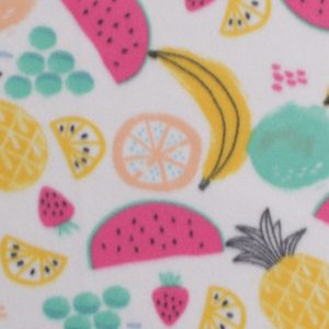 Summer Fruit Blizzard Fleece Fabric