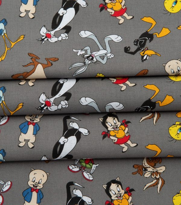 Looney Tunes Cotton Fabric Tossed Characters - Image 3