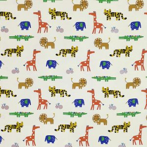 Zoo Animal Mix Super Snuggle Flannel Fabric
