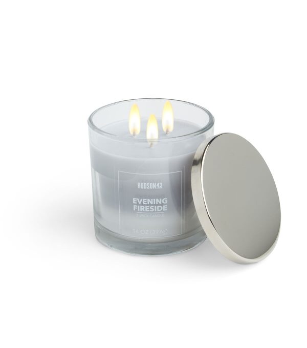14oz Evening Fireside Scented Jar Candle by Hudson 43 - Image 2