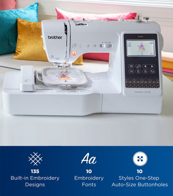 Brother SE700 Computerized Sewing and Embroidery Machine with Artspira App - Image 3