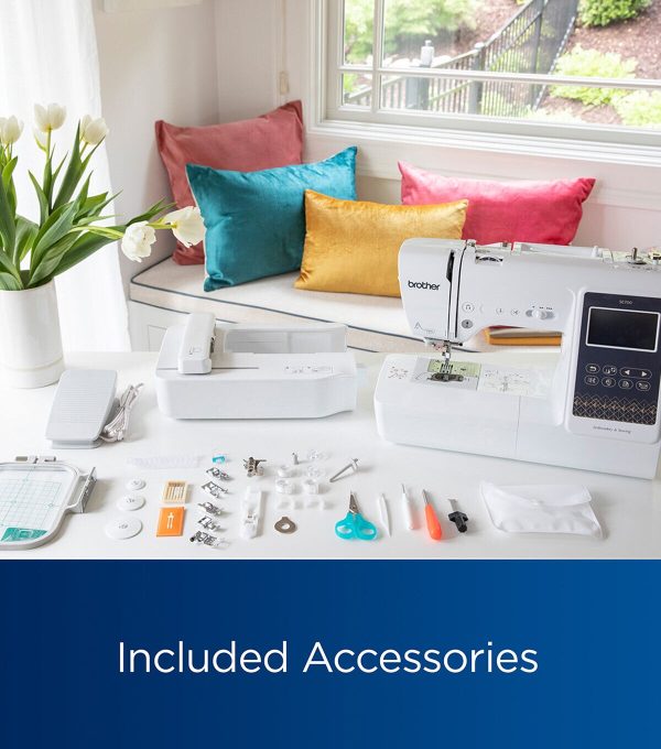 Brother SE700 Computerized Sewing and Embroidery Machine with Artspira App - Image 9