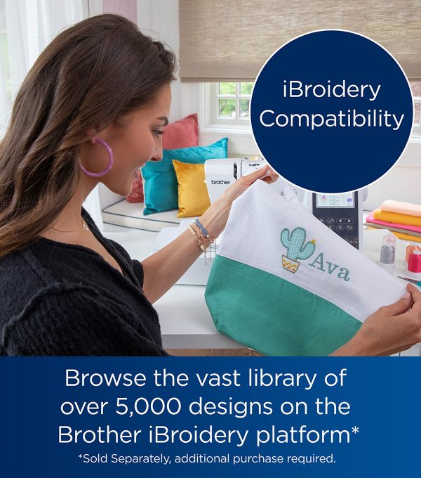 Brother SE700 Computerized Sewing and Embroidery Machine with Artspira App - Image 6