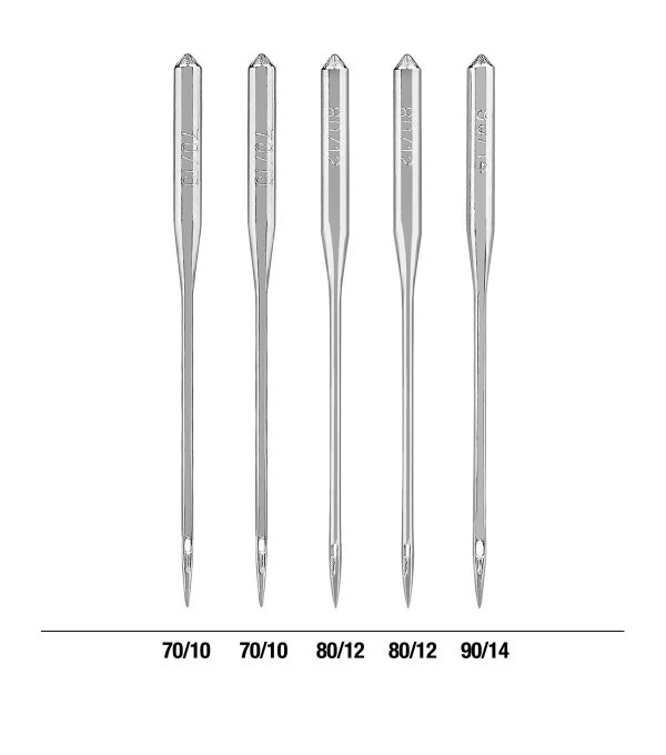 5ct Assorted Sizes Universal Sewing Machine Needles by Top Notch - Image 2