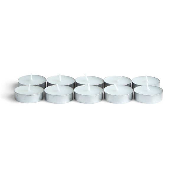 10pk Poured Unscented Tealight Candles by Hudson 43 - Image 2