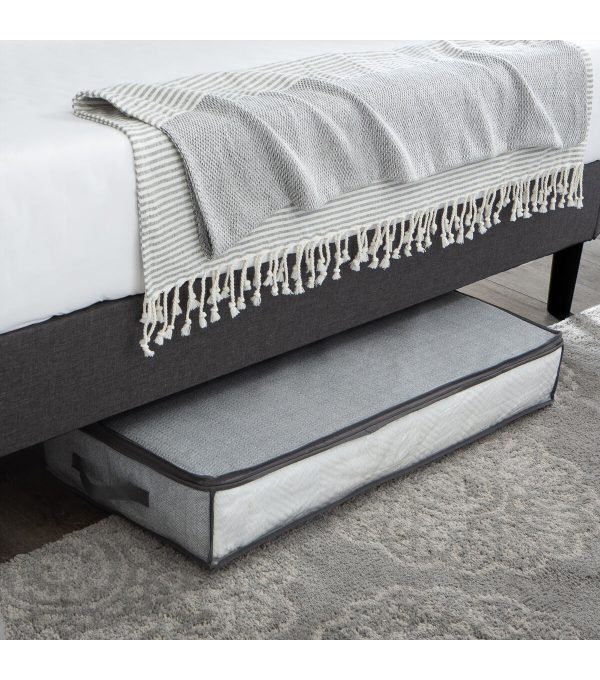 Simplify 40 Gray Under the Bed Storage Bag - Image 2
