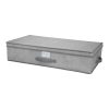 Simplify 28 x 16 Heather Gray Under the Bed Storage Box