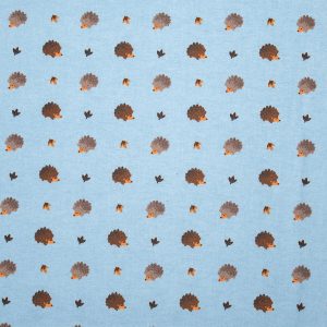 Fall Hedgehogs Super Snuggle Flannel Fabric